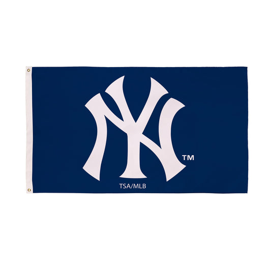 NY Yankees Single Sided Flag w/ 2 Grommets, 3'x5'