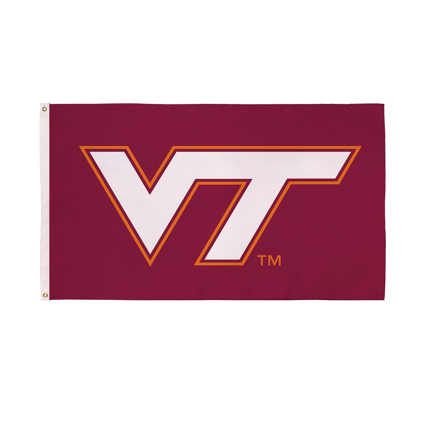 3'x5' Single Sided Flag w/ 2 Grommets, Virginia Tech