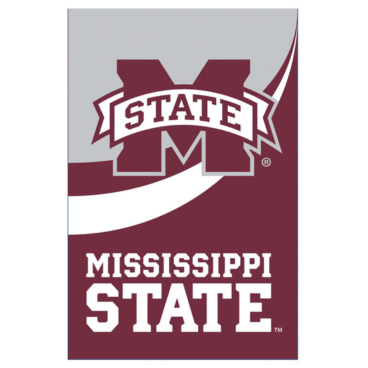 Mississippi State University Burlap Flag GDN Size