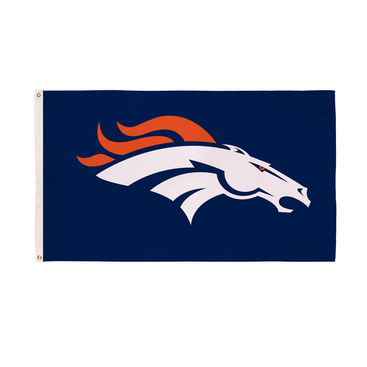 3'x5' Single Sided Flag w/ 2 Grommets, Denver Broncos
