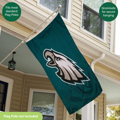 Philadelphia Eagles Single Sided Estate Flag with 2 Grommets, 3'x5'