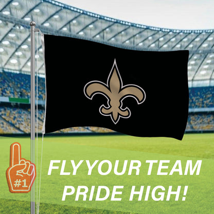 New Orleans Saints Single Sided Estate Flag with 2 Grommets, 3'x5'