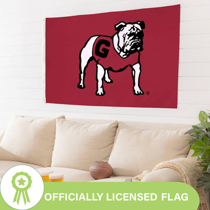 University of Georgia Single Sided Estate Flag with 2 Grommets, 3'x5'