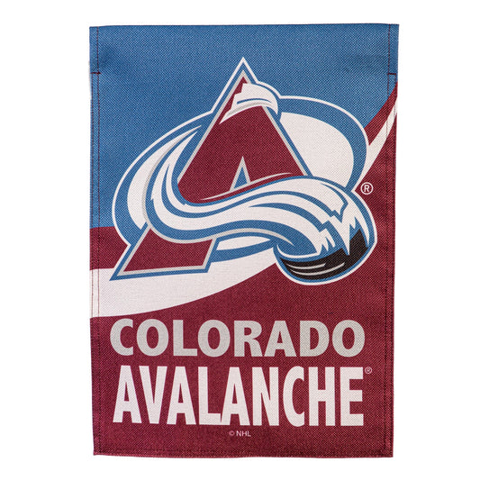 Colorado Avalanche Burlap Flag GDN Size
