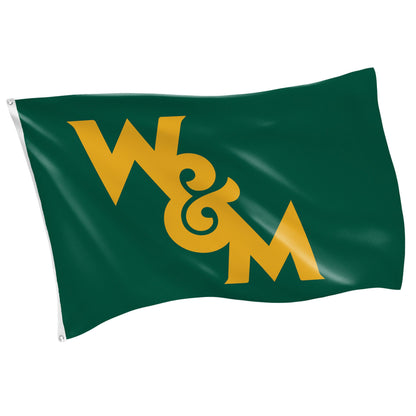 William & Mary Single Sided Flag w/ 2 Grommets, 3'x5'
