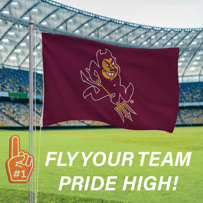 Arizona State University Single Sided Flag w/ 2 Grommets, 3'x5'