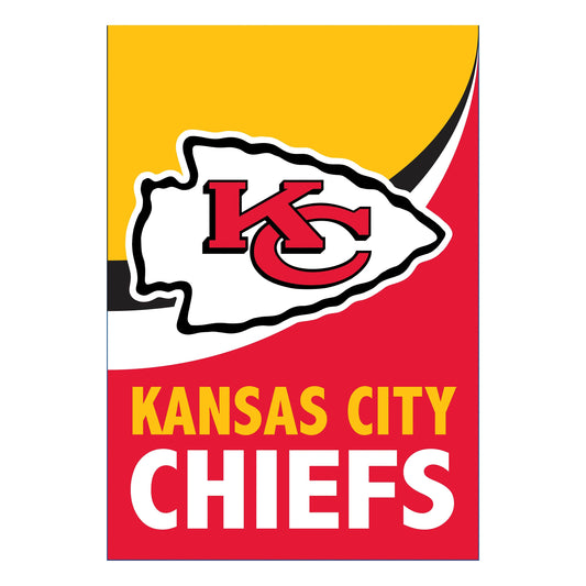 Kansas City Chiefs Burlap Flag GDN Size