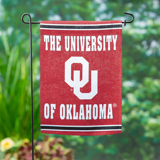 Embossed Suede Flag, GDN Size, University of Oklahoma