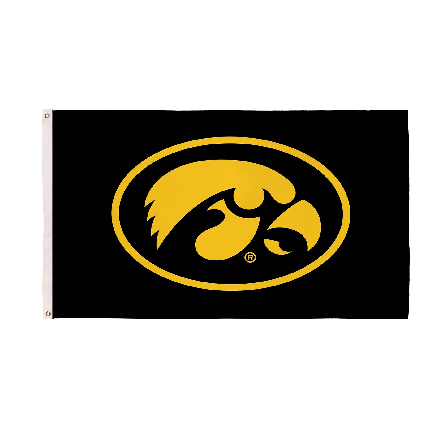 University of Iowa Single Sided Estate Flag with 2 Grommets, 3'x5'