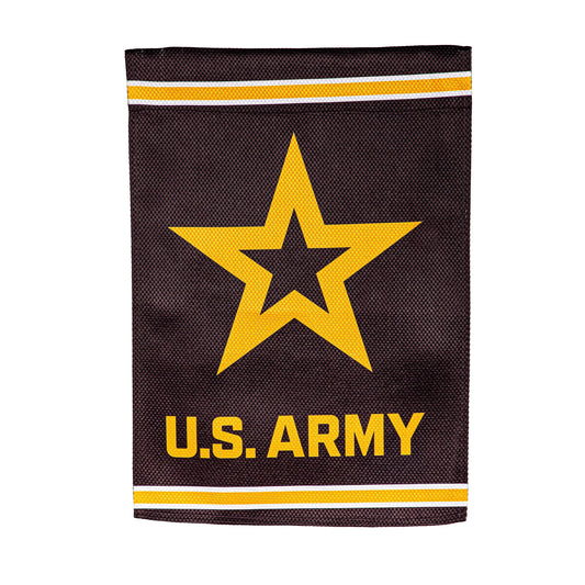 Embossed Suede Flag, GDN Size, Army