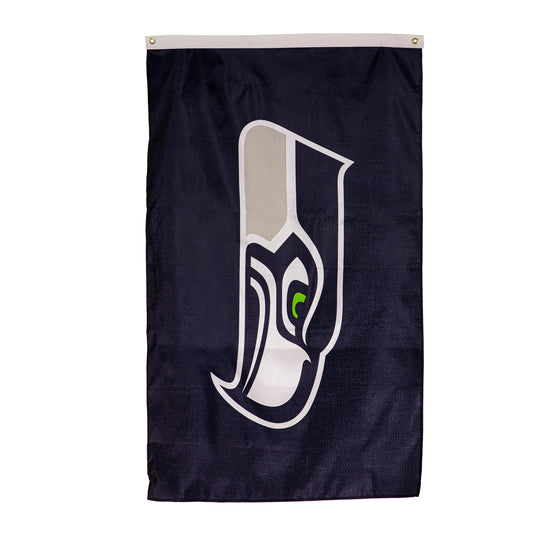 Seattle Seahawks Single Sided Estate Flag with 2 Grommets, 3'x5'