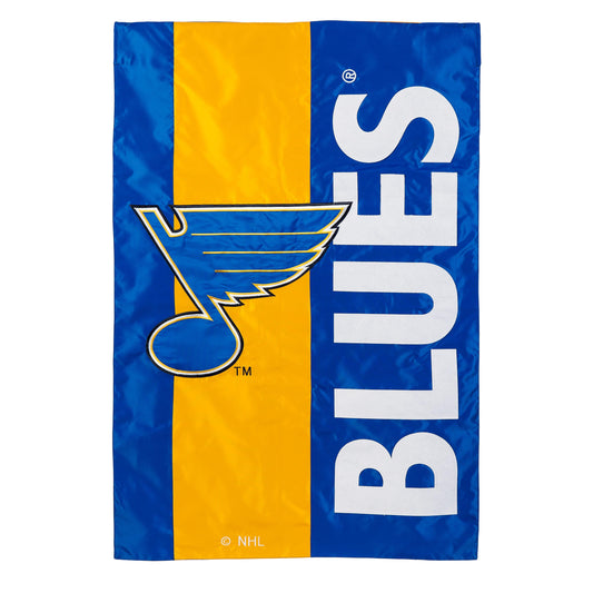 St Louis Blues Embellished Garden Flag