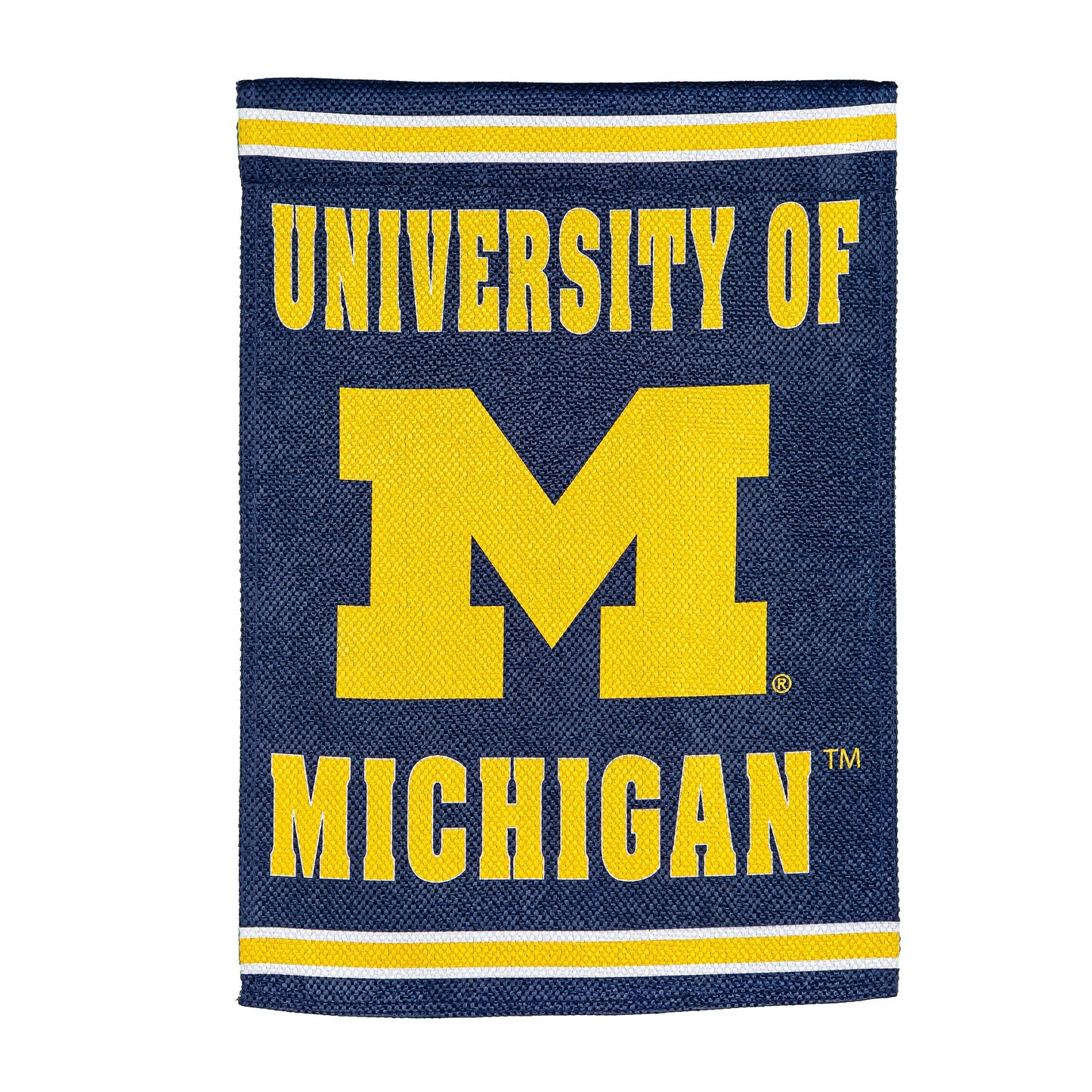 Embossed Suede Flag, House Size, University Of Michigan
