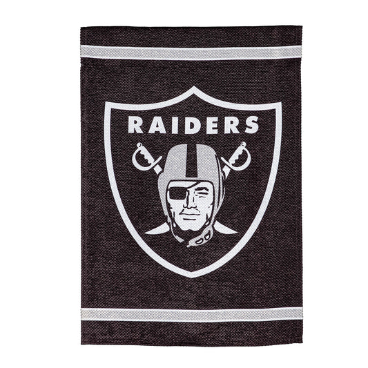 Embossed Suede Flag, GDN Size, Las Vegas Raiders