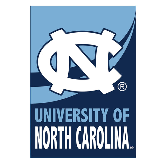 University of North Carolina Burlap Flag House Size