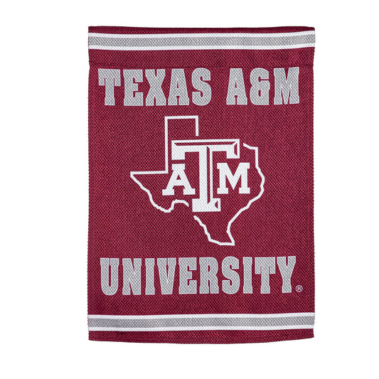 Embossed Suede Flag, House Size, Texas A&M