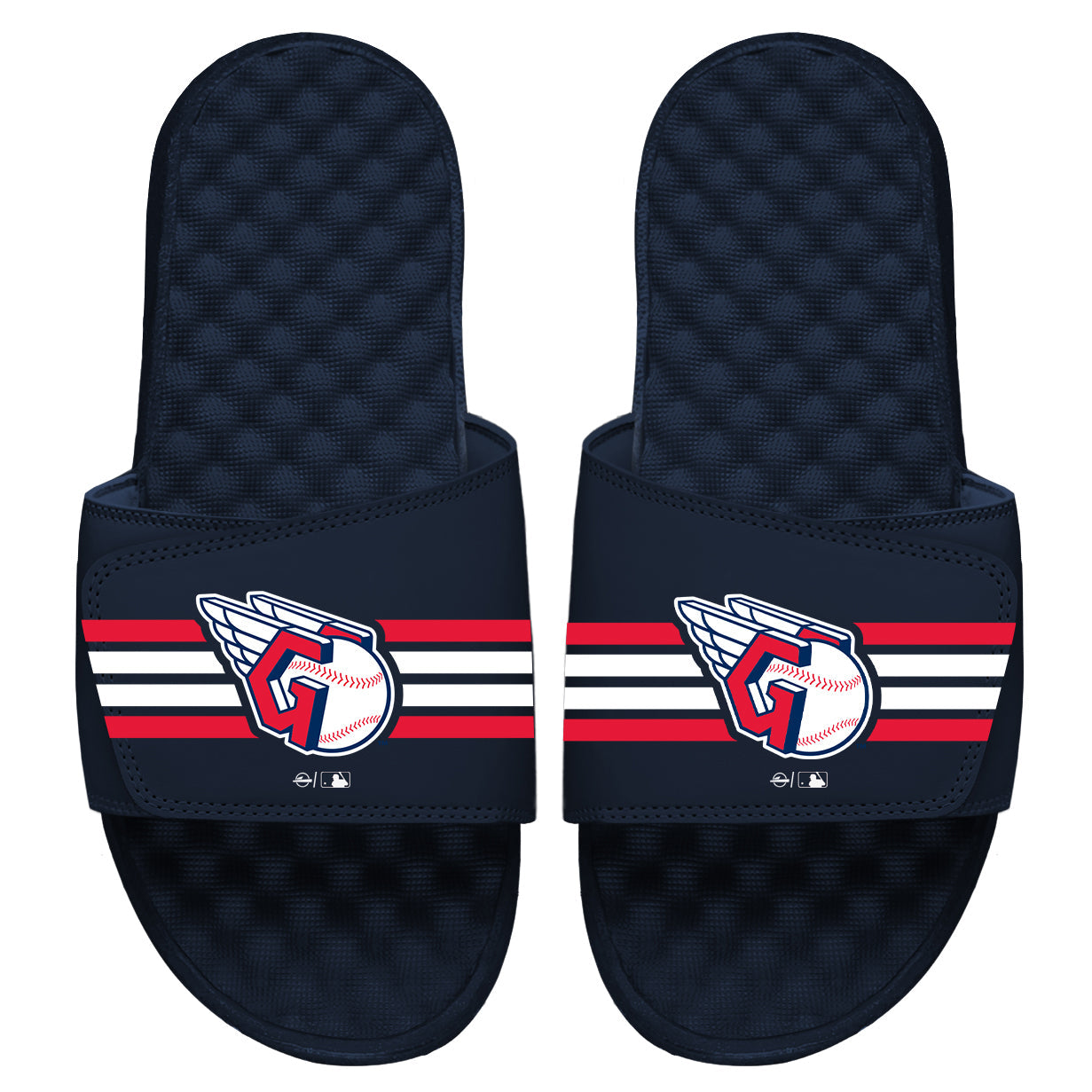 Cleveland Guardians Stripes Slides