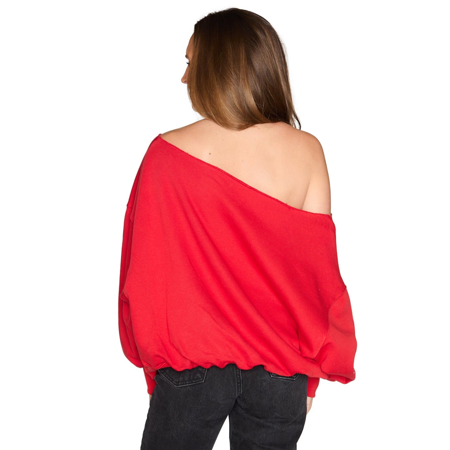 Maryland Terps Off the Shoulder Sweatshirt