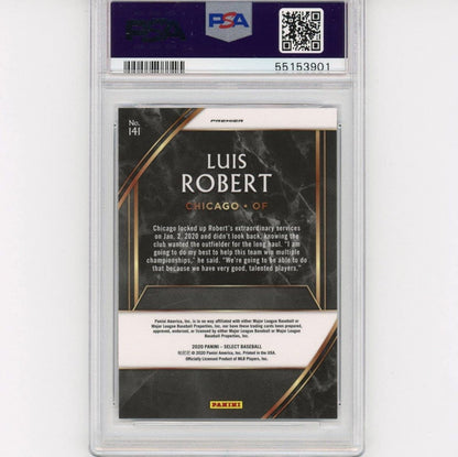 Graded 2020 Panini Select Luis Robert #141 Rookie RC Baseball Card PSA 10 Gem Mint