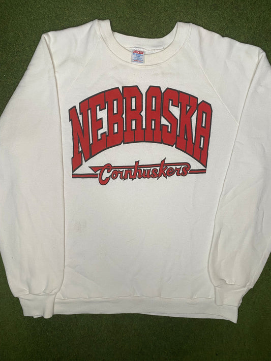 70s Nebraska Cornhuskers - Vintage College Sweatshirt (XL)