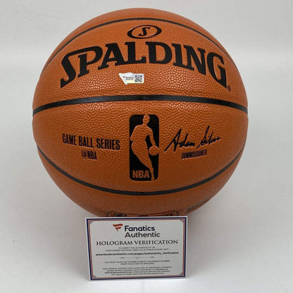 Autographed/Signed Gordon Hayward Charlotte Hornets Spalding Full Size FS Basketball Fanatics COA
