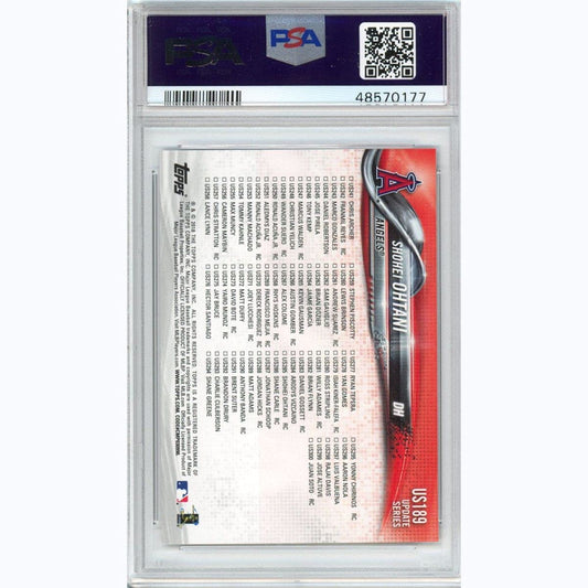 Graded 2018 Topps Update Shohei Ohtani #US189 Rookie RC Baseball Card PSA 10 Gem Mint