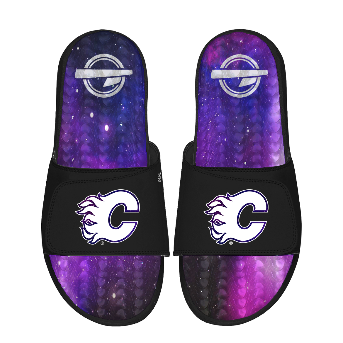 Calgary Flames Black Galaxy Gel