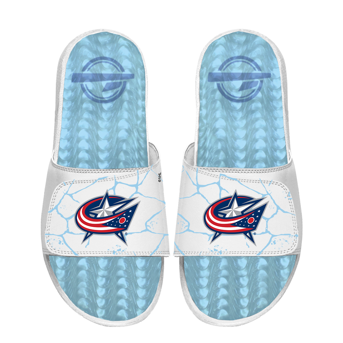 Columbus Blue Jackets White Ice Gel