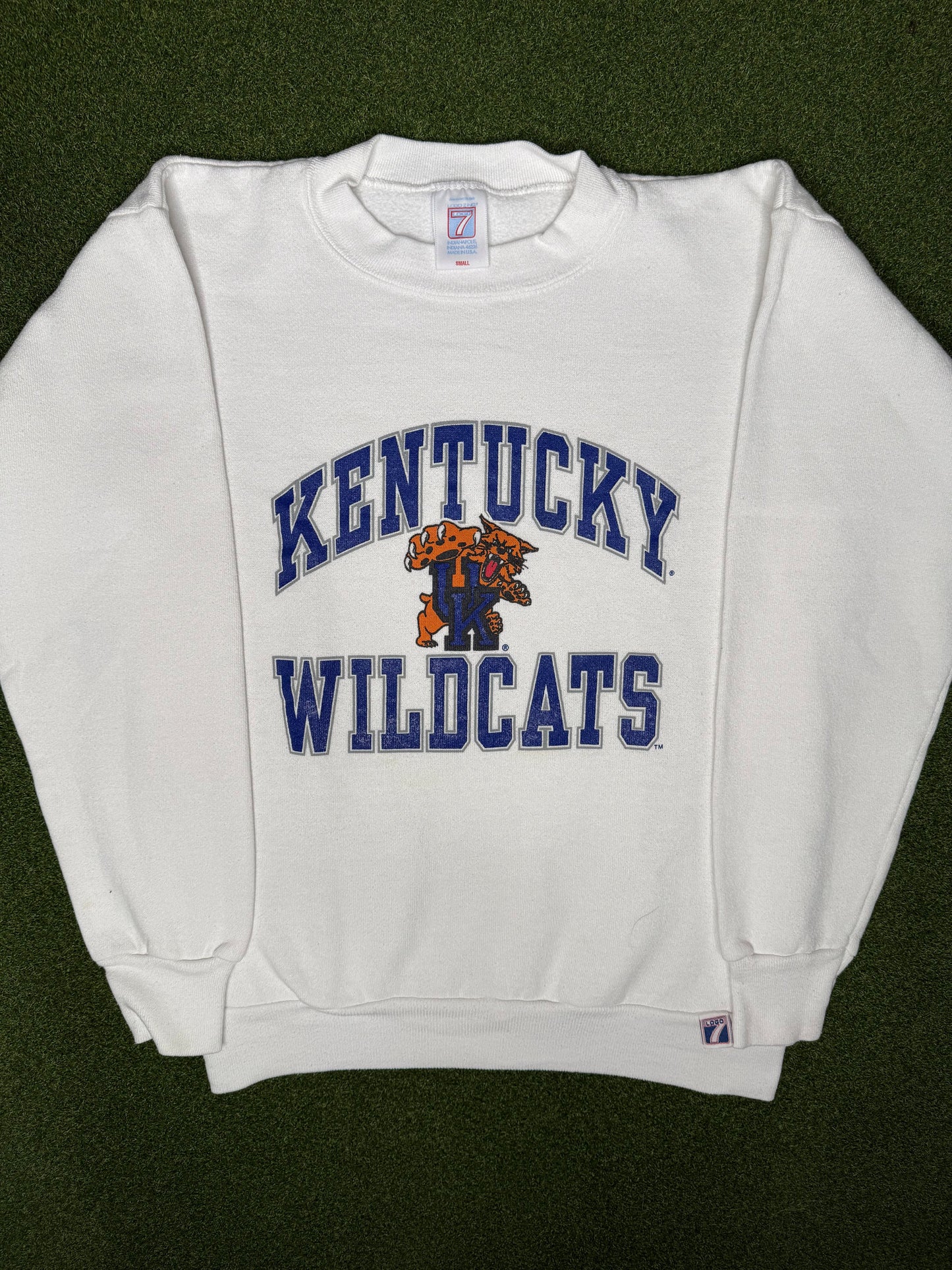 80s Kentucky Wildcats - Vintage College Sweatshirt (Small)