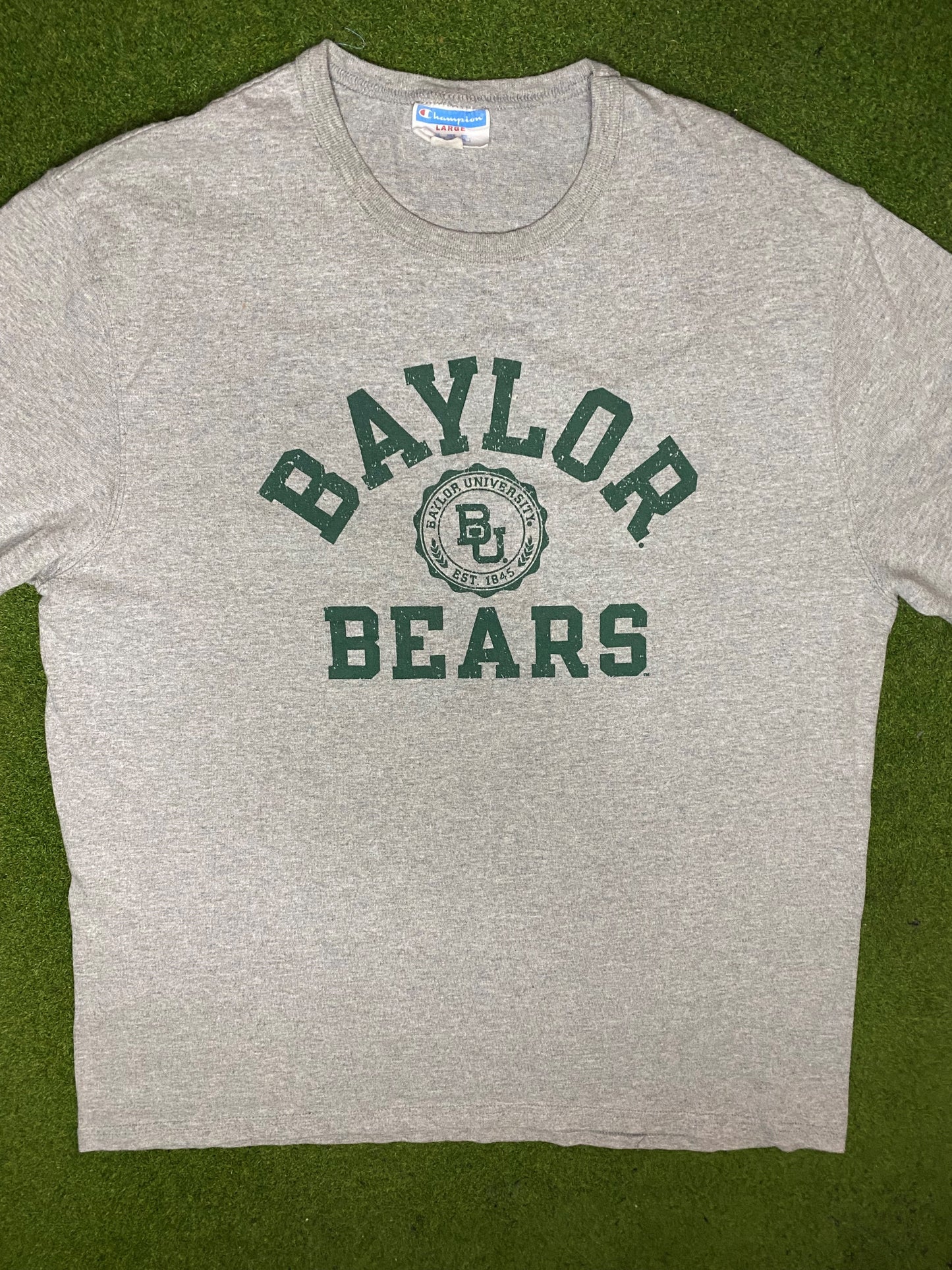 80s Baylor Bears - Vintage University T-Shirt (Large)