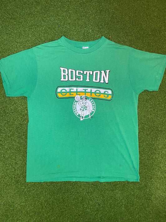 80s Boston Celtics - Vintage NBA Tee Shirt (XL)