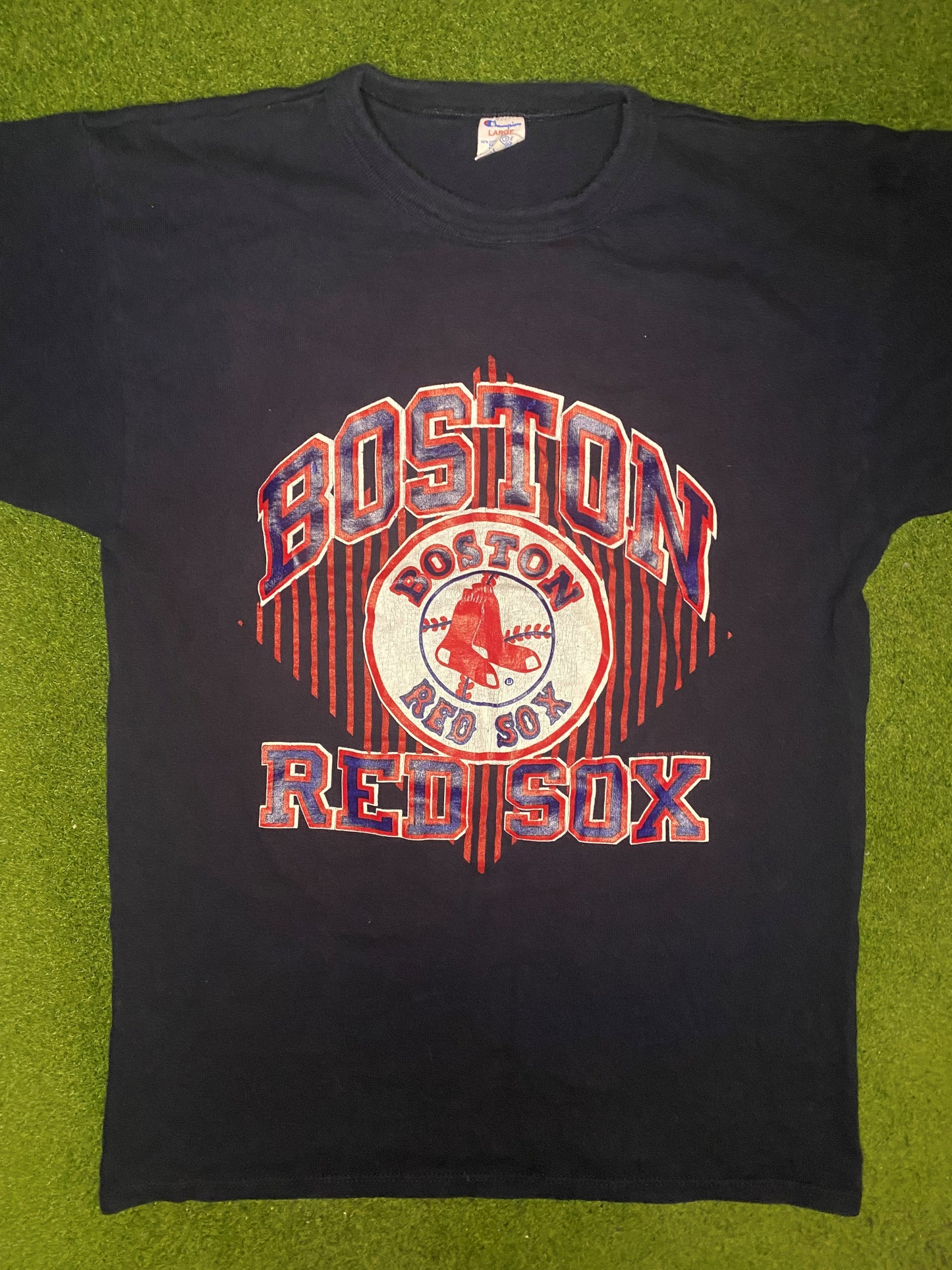 80s Boston Red Sox - Vintage MLB T Shirt (Large) - Gametime Vintage