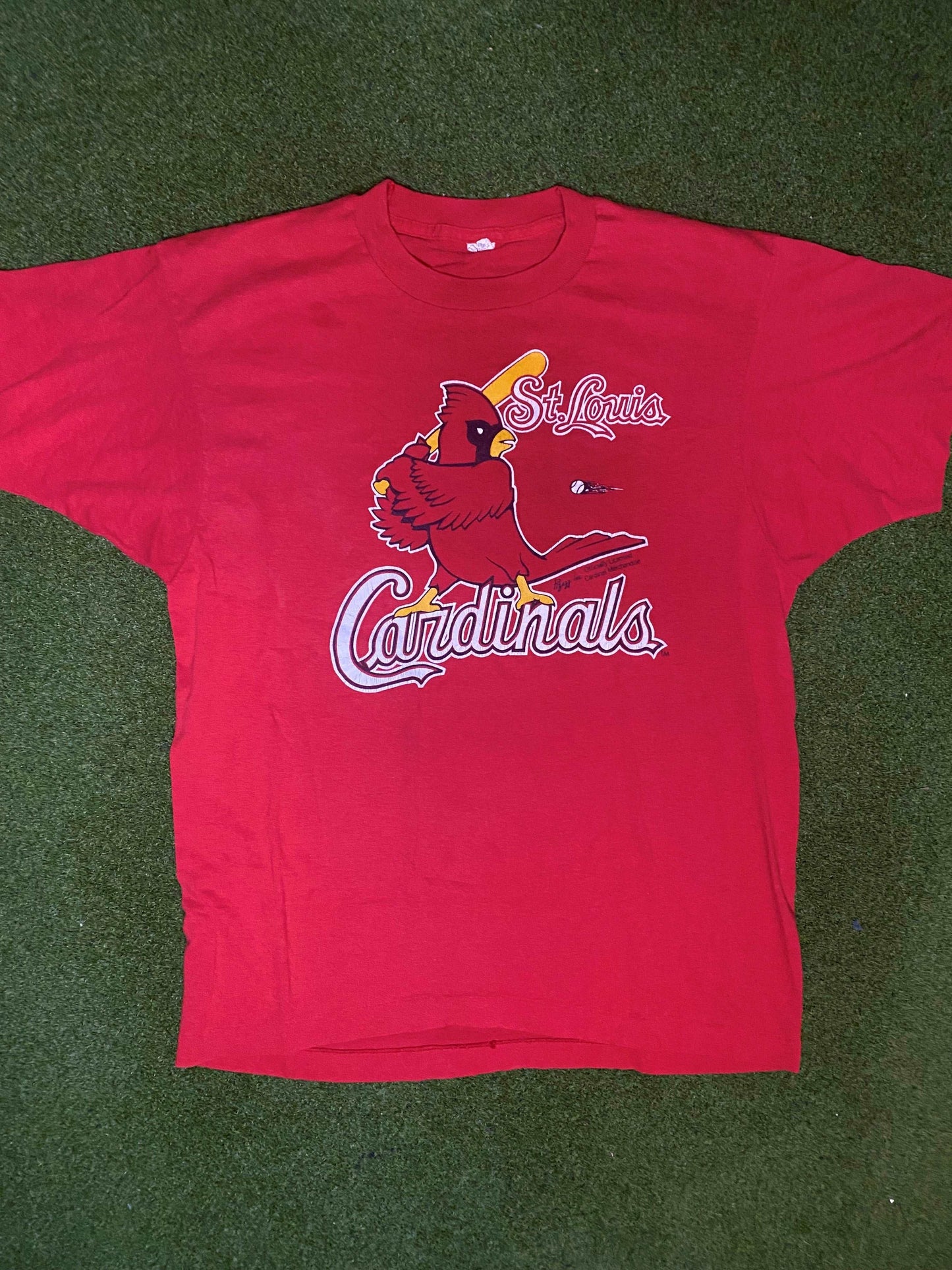 80s St. Louis Cardinals - Vintage MLB Tee Shirt (Large)