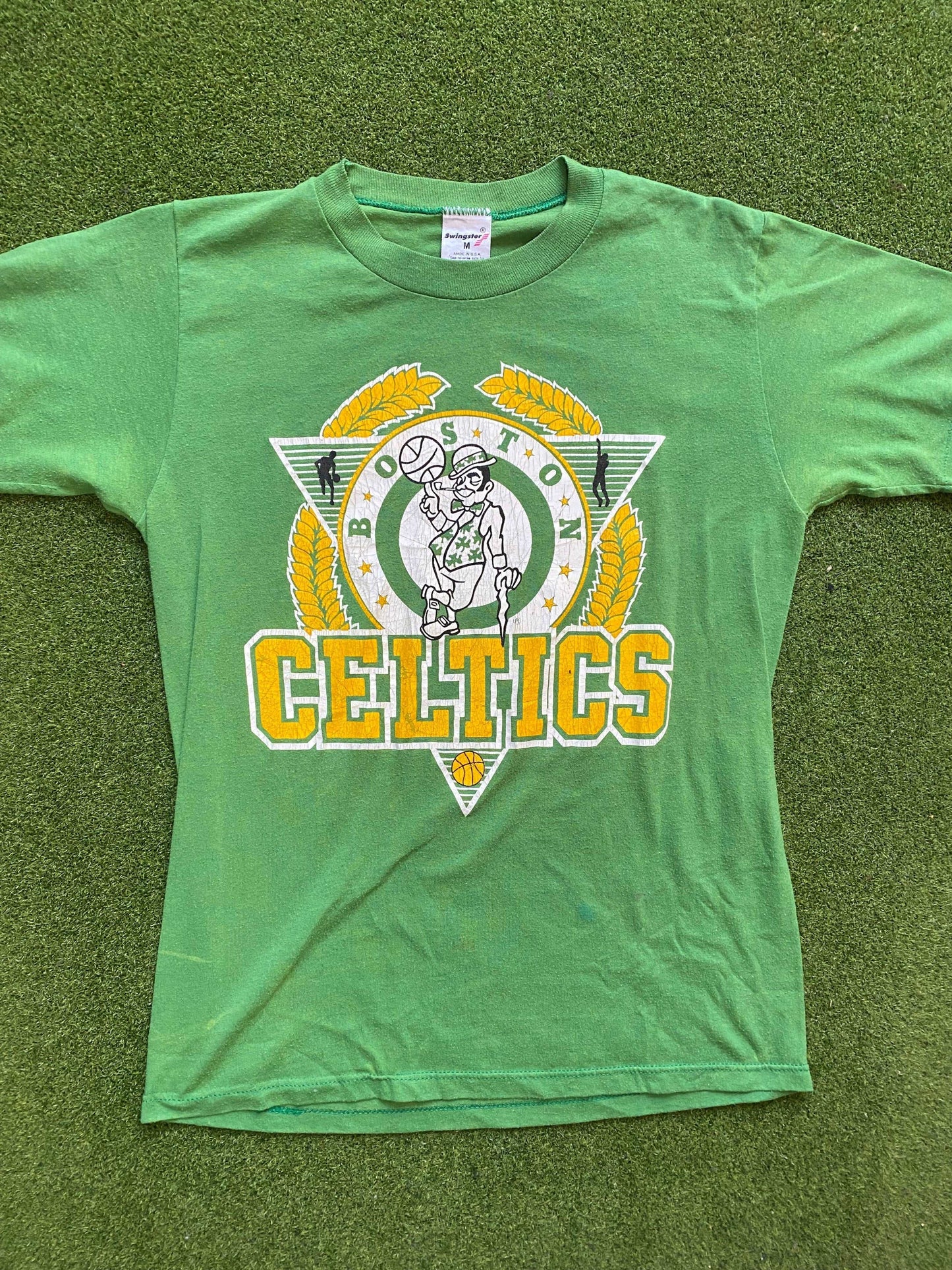 80s Boston Celtics - Vintage NBA T-Shirt (Medium)