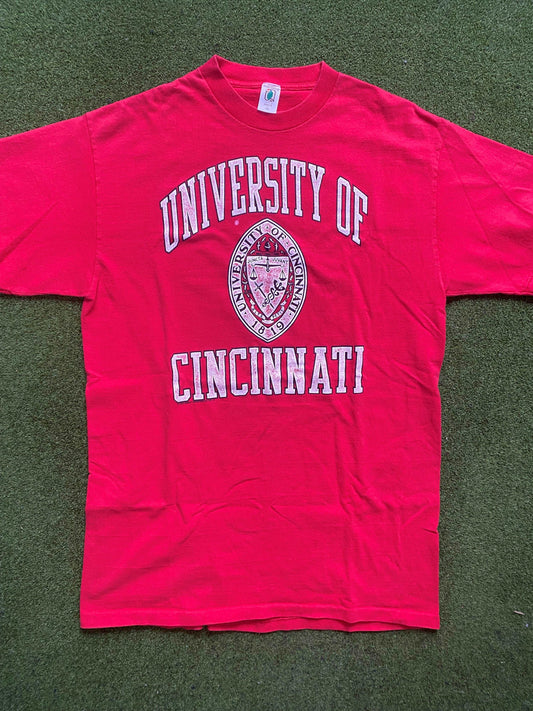 80s Cincinnati Bearcats - Vintage University T-Shirt (XL) - Gametime Vintage