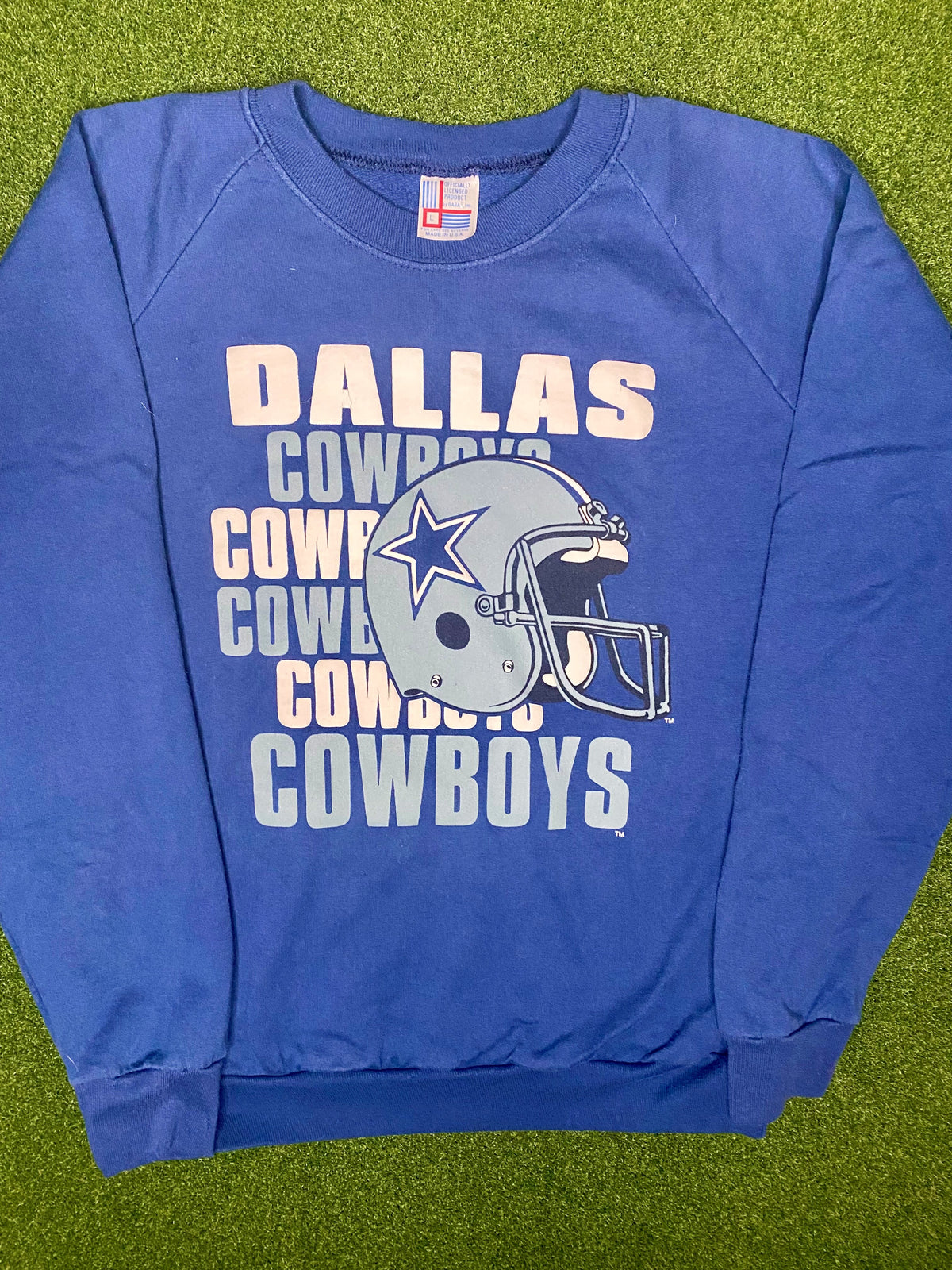 80s Dallas Cowboys - Vintage NFL Crewneck Sweatshirt (Large)