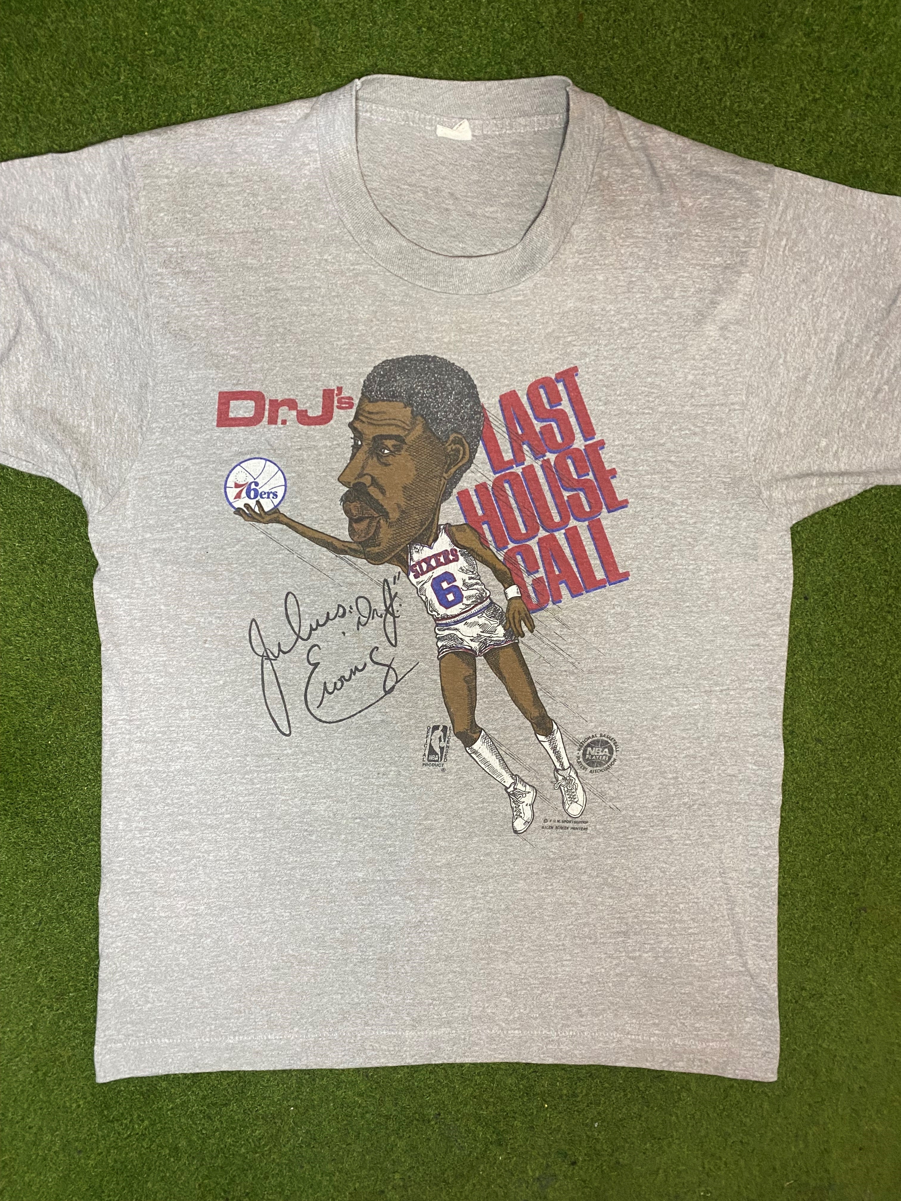 1980s Vintage Dr. J’s Last House Call vintage T-Shirt. on sale