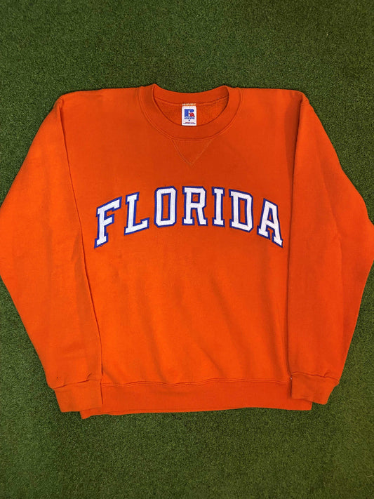 80s Florida Gators - Vintage College Crewneck Sweatshirt (Medium) Gametime Vintage