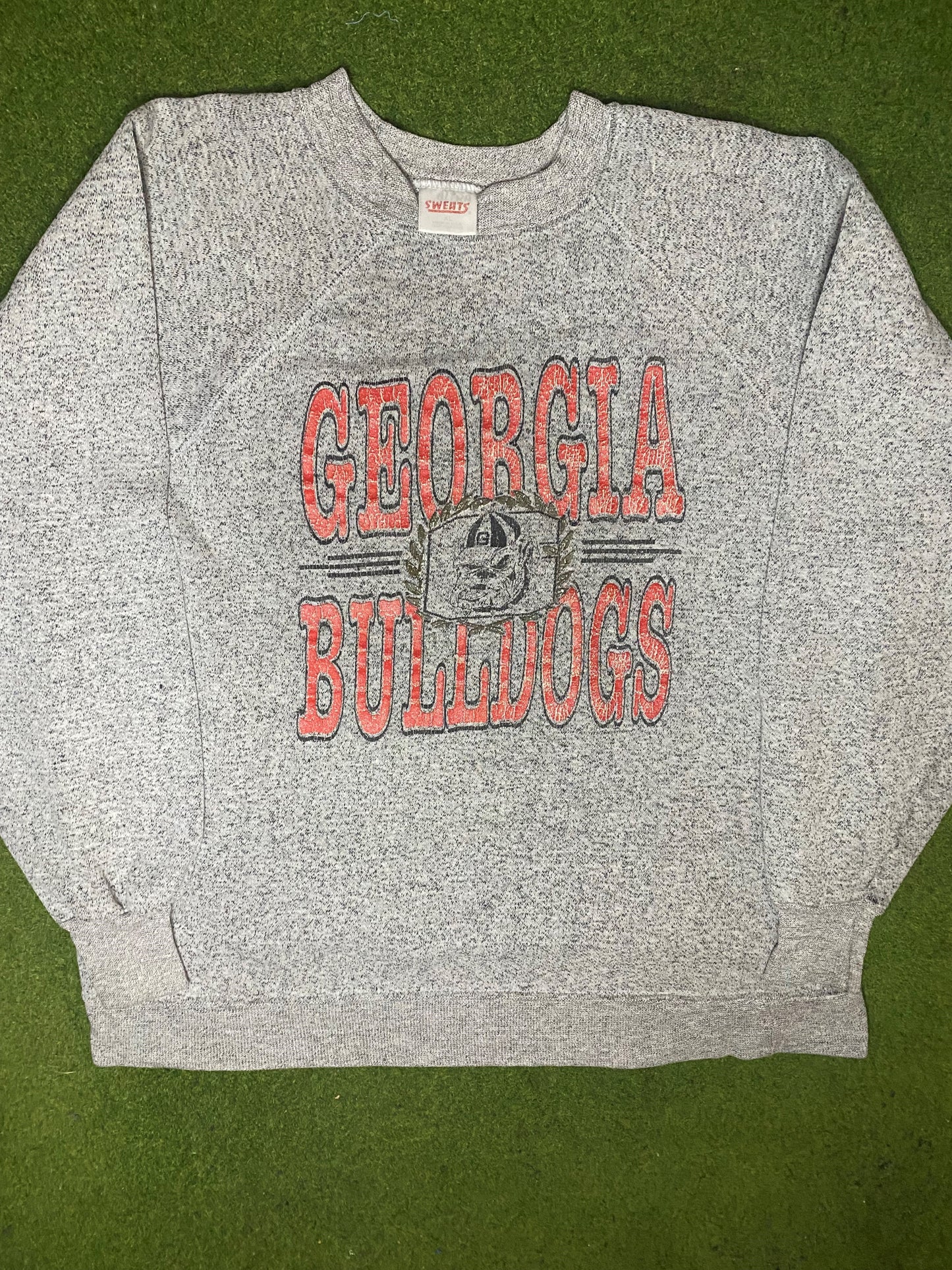 80s Georgia Bulldogs - Vintage College Sweashirt (XL) Gametime Vintage