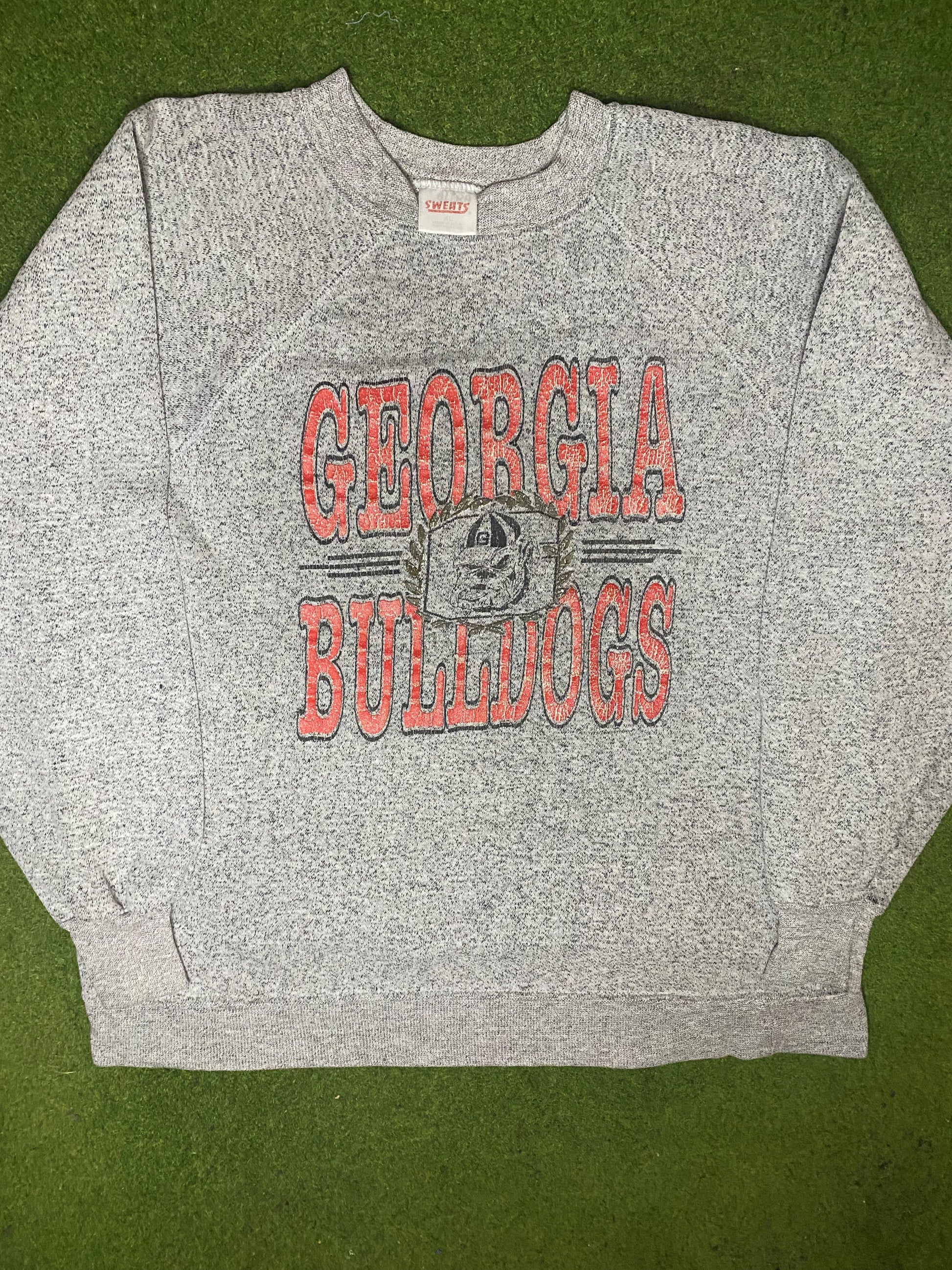 80s Georgia Bulldogs - Vintage College Sweashirt (XL)