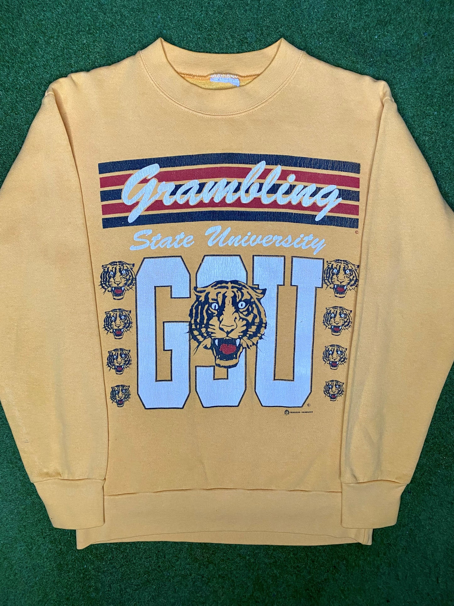 80s Grambling State Tigers - Vintage HBCU Sweatshirt (Small)