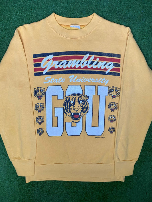 80s Grambling State Tigers - Vintage HBCU Sweatshirt (Small)
