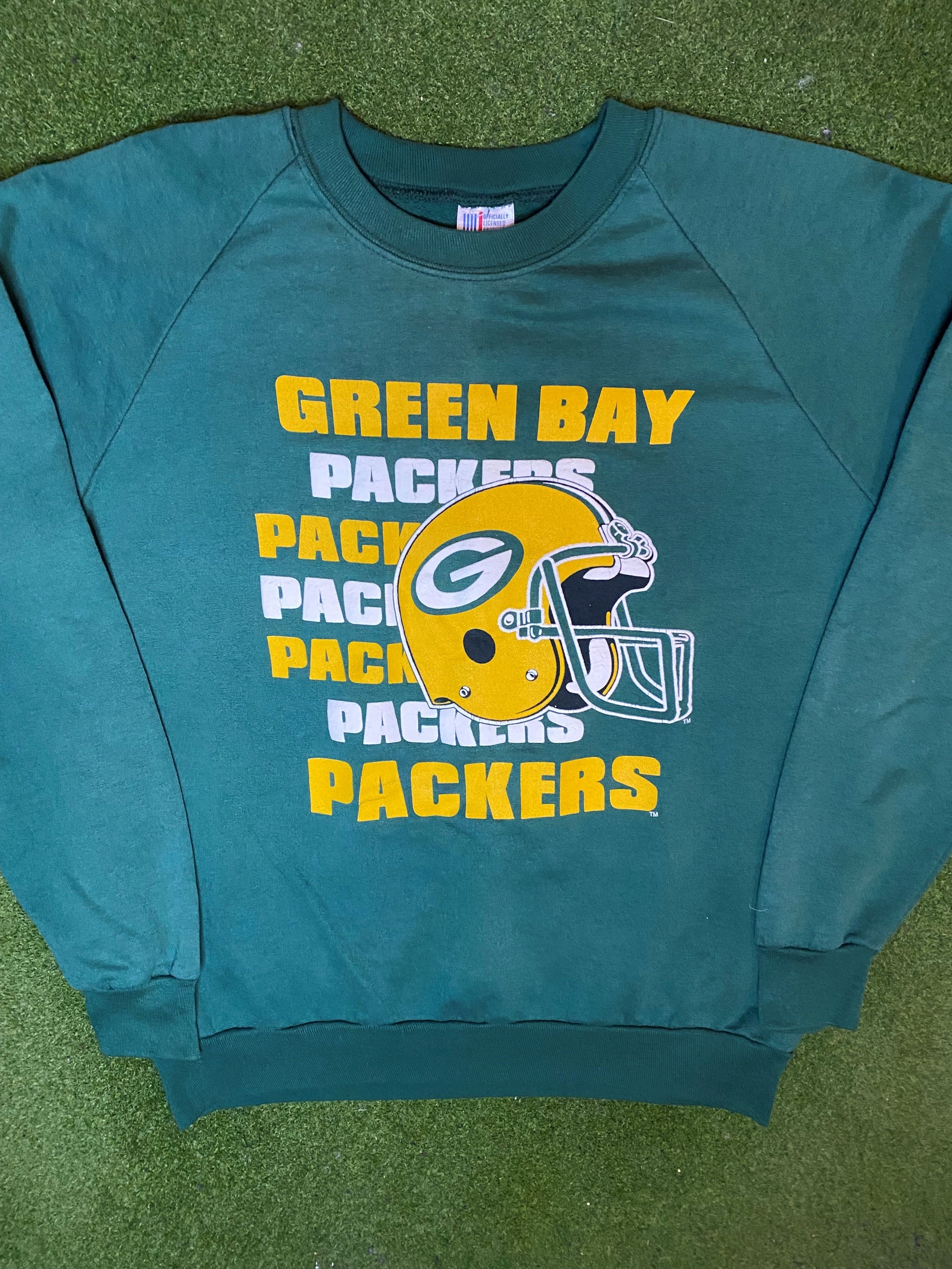 80s Green Bay Packers - Vintage NFL Sweatshirt (Large)