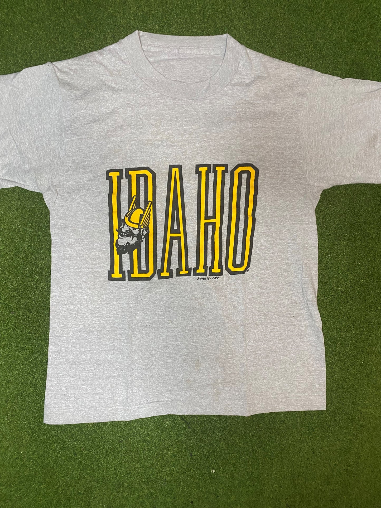 80s Idaho Vandals - Vintage College T-Shirt (Small)