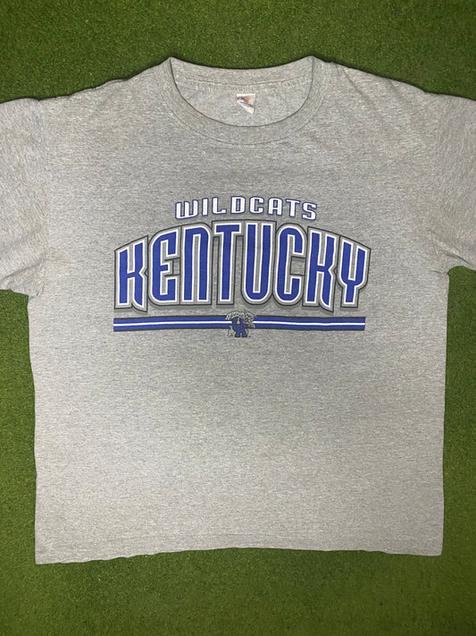 80s Kentucky Wildcats - Vintage College Tee (Large)