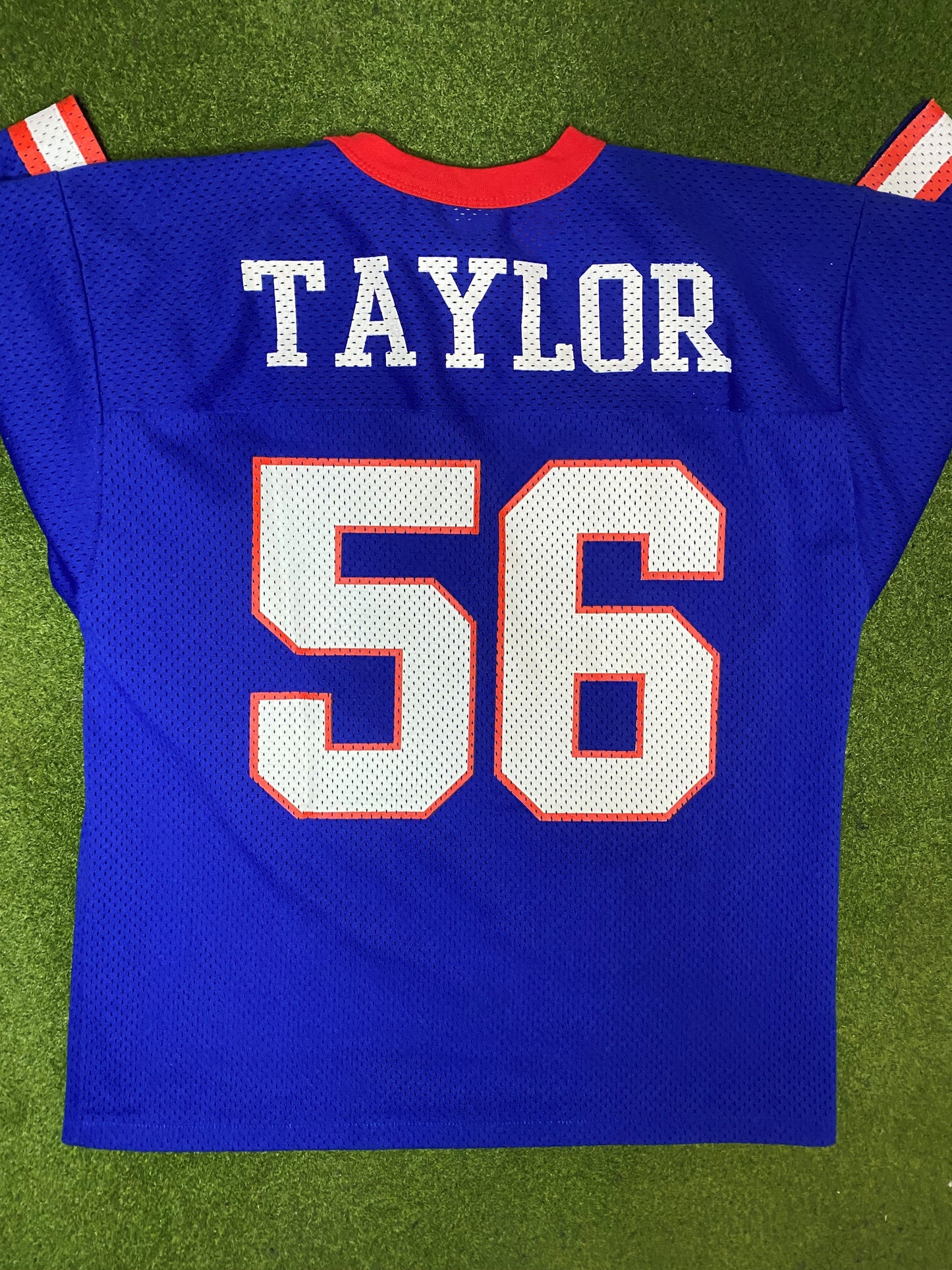 80s New York Giants - Lawrence Taylor #56 - Logo 7 - Vintage NFL Jersey (Medium)