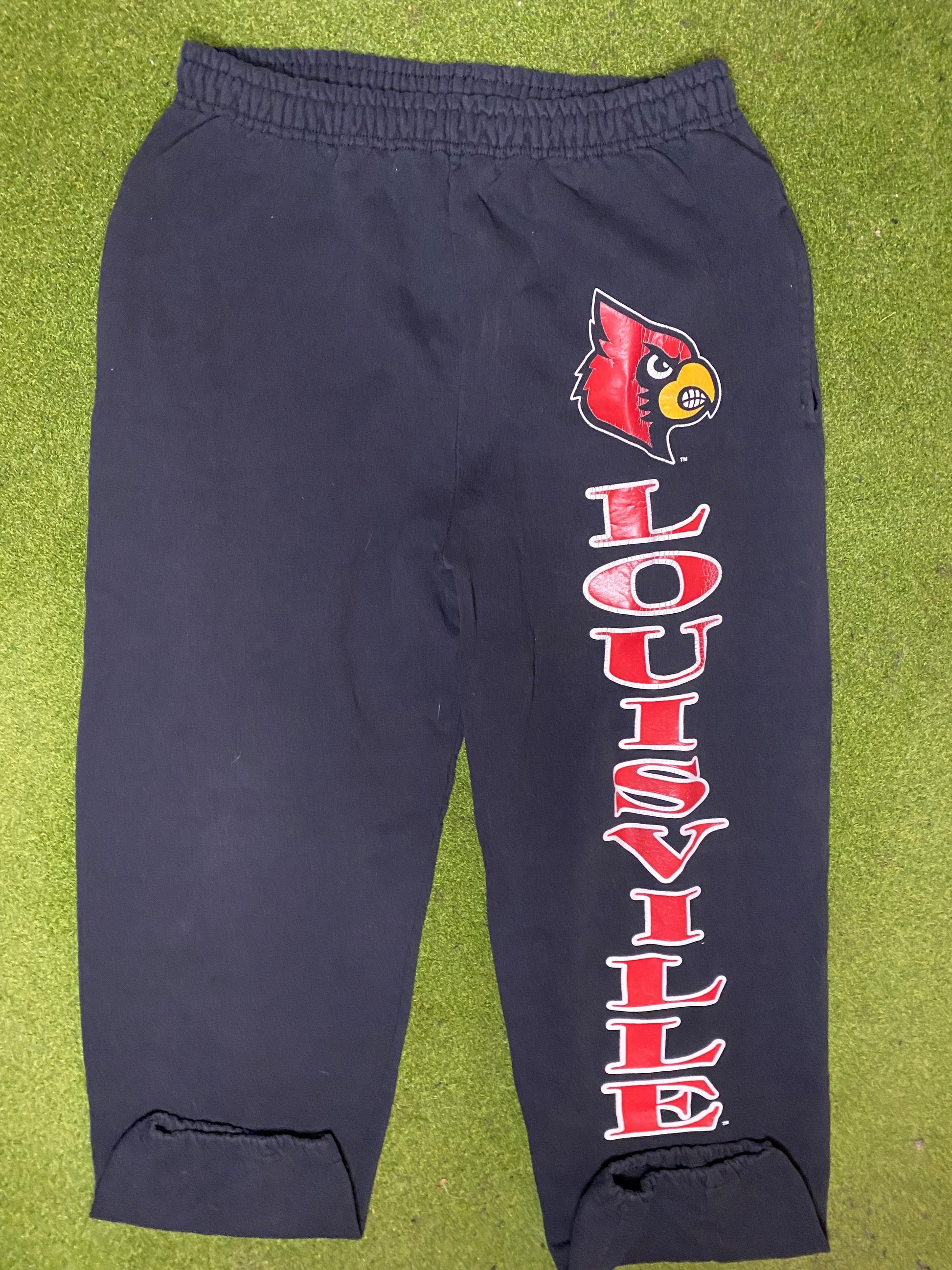 80s Louisville Cardinals - Vintage College Sweatpants (Large) 