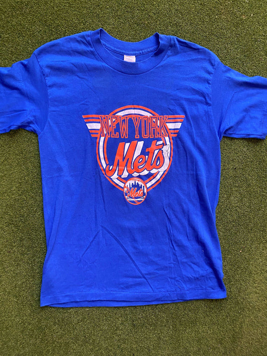 80s New York Mets - Vintage MLB T-Shirt (Large)