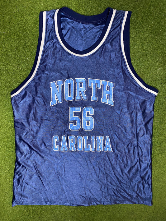 80s North Carolina Tar Heels - Vintage College Basketball Jersey (XL) 