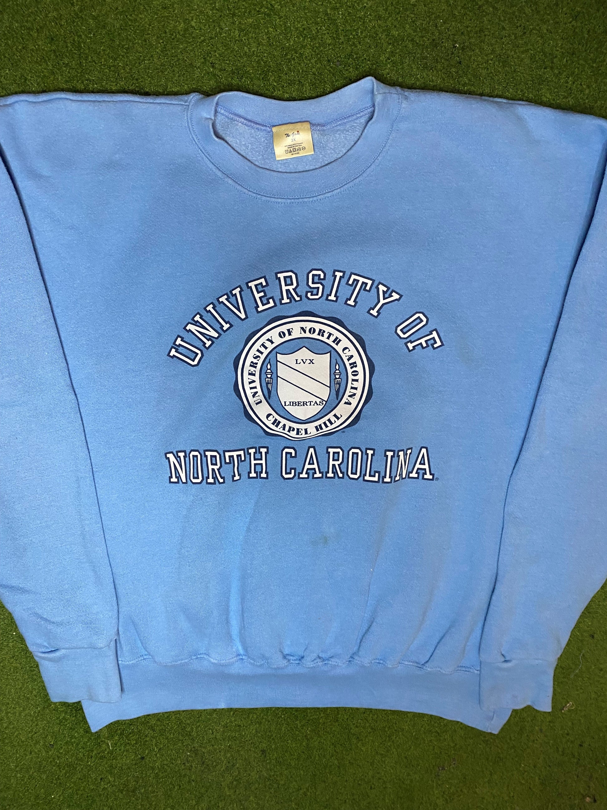 80s North Carolina Tar Heels - Vintage University Sweatshirt (2XL)